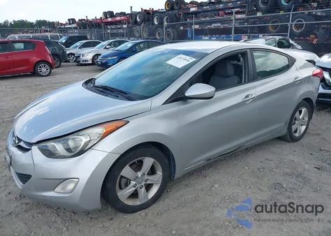 2013 Hyundai Elantra Gls from USA, damaged, VIN 5NPDH4AE9DH442554